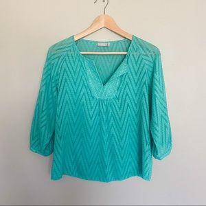 Ellie Kia Chevron Blouse